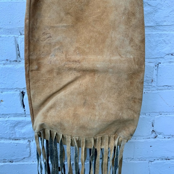 Vintage 100% Suede Bucket Bag - Picture 3 of 5